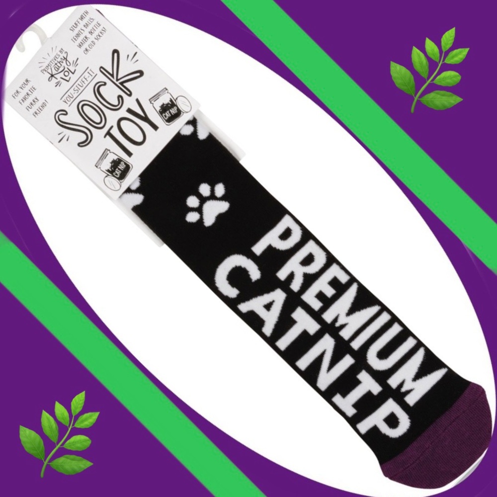 CAT TOY - Sock Chew Toy for KITTENS
“Premium Catnip” You Add and Kitty Enjoys!